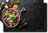 Chefcare Inductie Beschermer Salade met Groentes - 65x52 cm - Afdekplaat Inductie - Kookplaat Beschermer - Inductie Mat