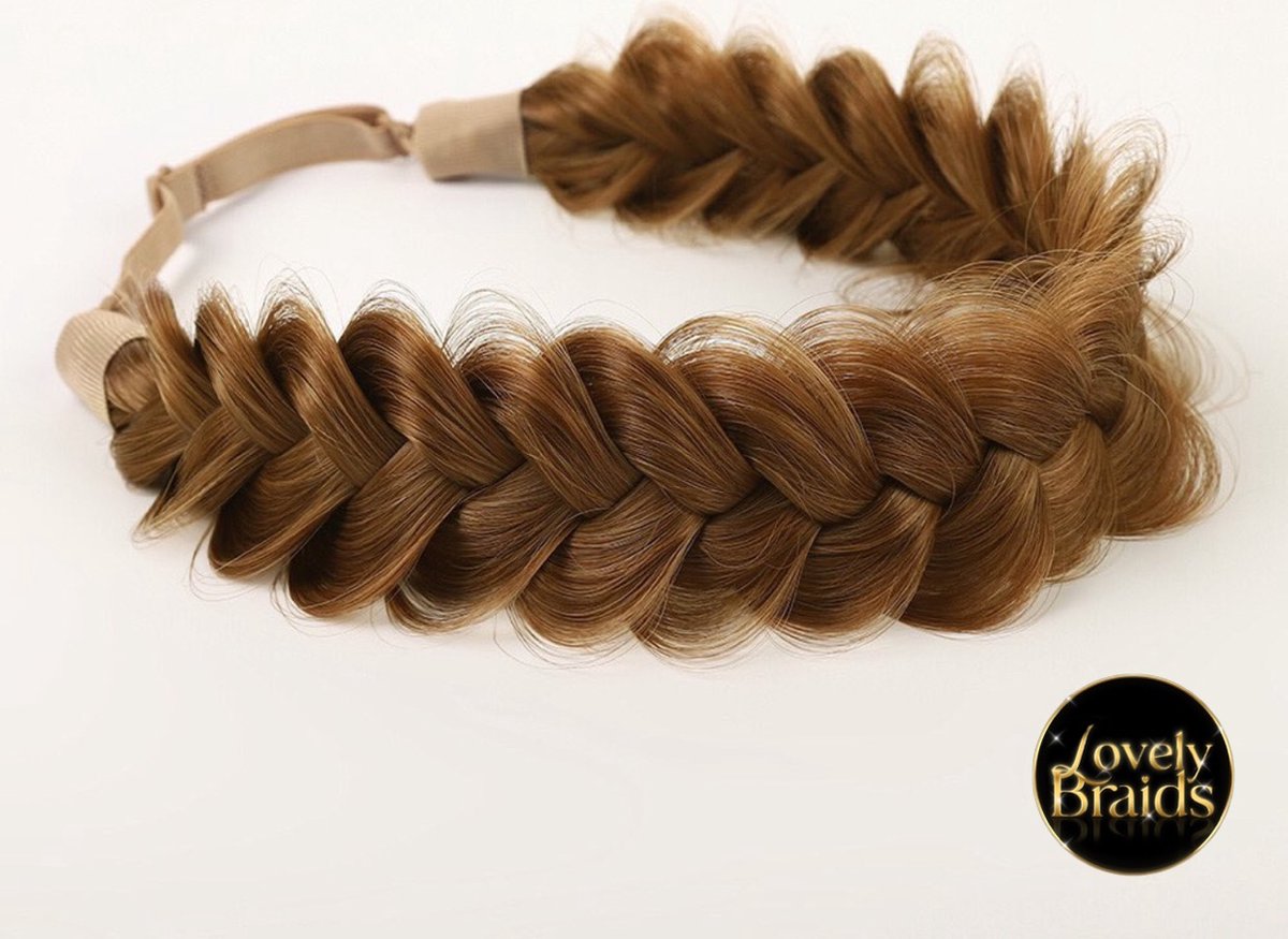 Lovely braids - copper caramel - hair braids - messy - haarband - infinity braids - Haarvlecht band - fashion - diadeem - festival look - festival hair - hair braid - hair fashion - haarmode