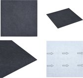 vidaXL Vloerplanken zelfklevend 5-11 m² PVC zwart marmer - Vloerplank - Vloerplanken - Vloertegel - Vloertegels