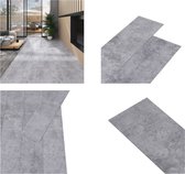 vidaXL Vloerplanken niet-zelfklevend 5-26 m² 2 mm PVC cementgrijs - Vloerplanken - Vloerplanken - Vloertegels - Vloertegels
