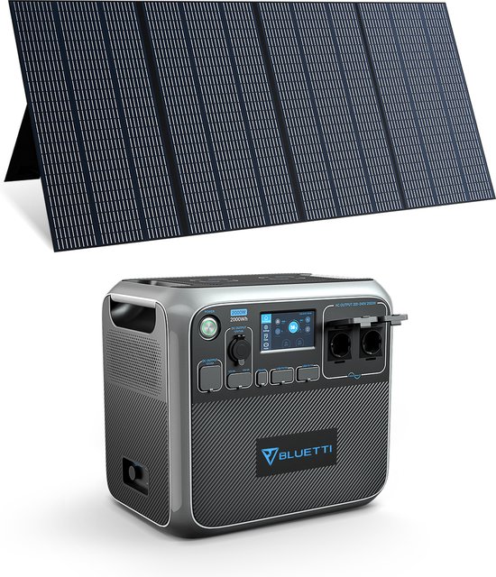 Draagbare Krachtcentrale Met Zonnepaneel – 25200mAh LiFePO4 – Camping, Noodstroom, EU-stekker 4 miniatura