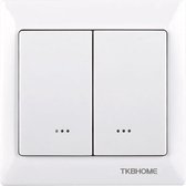 Z-Wave dual wall switch (White)