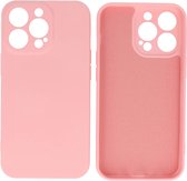 Hoesje Geschikt voor de iPhone 13 Pro - Fashion Color Backcover Telefoonhoesje - Roze