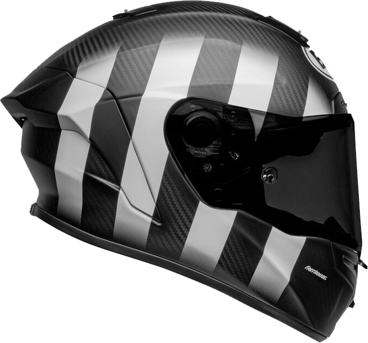 Bell Race Star Dlx Flex Fasthouse Street Punk Replica Matte Black Helmet Full Face 2XL - Maat 2XL - Helm