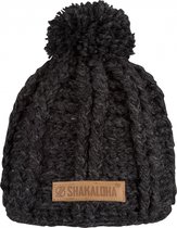 Shakaloha Gebreide Wollen Muts Heren & Dames Beanie Hat van schapenwol met polyester fleece voering - Boss Beanie CamoGr Unisex - One Size Wintermuts.