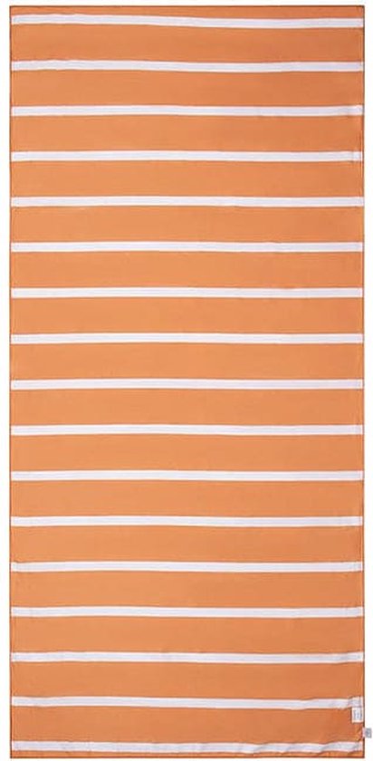Microvezel handdoek - lila/oranje - 100x180 cm