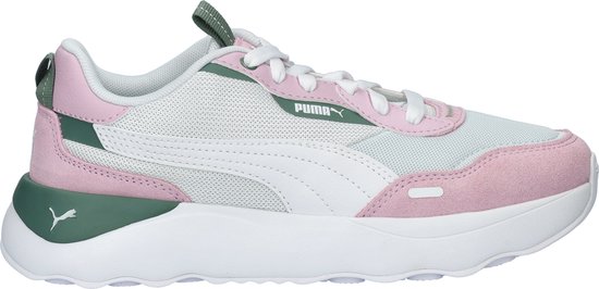PUMA Puma Runtamed Platform Jr FALSE Sneakers - Dewdrop-PUMA White-Grape Mist-Eucalyptus - Maat 38