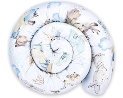 Zijslaapkussen, bedslang, lichaamskussen, 200 cm, katoen, hoofdkussen, lange bedrol, slaapkussen, nekrolkussen, egel