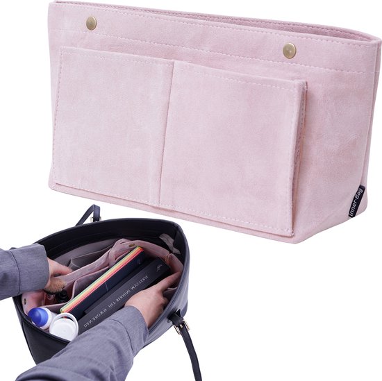 Inner-Bag - Tas Organizer - Bag in Bag - Roze L - Premium kwaliteit