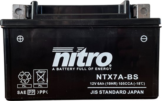 Batterie de scooter Nitro - ntx7a-bs - scooters 4 temps - scooters chinois