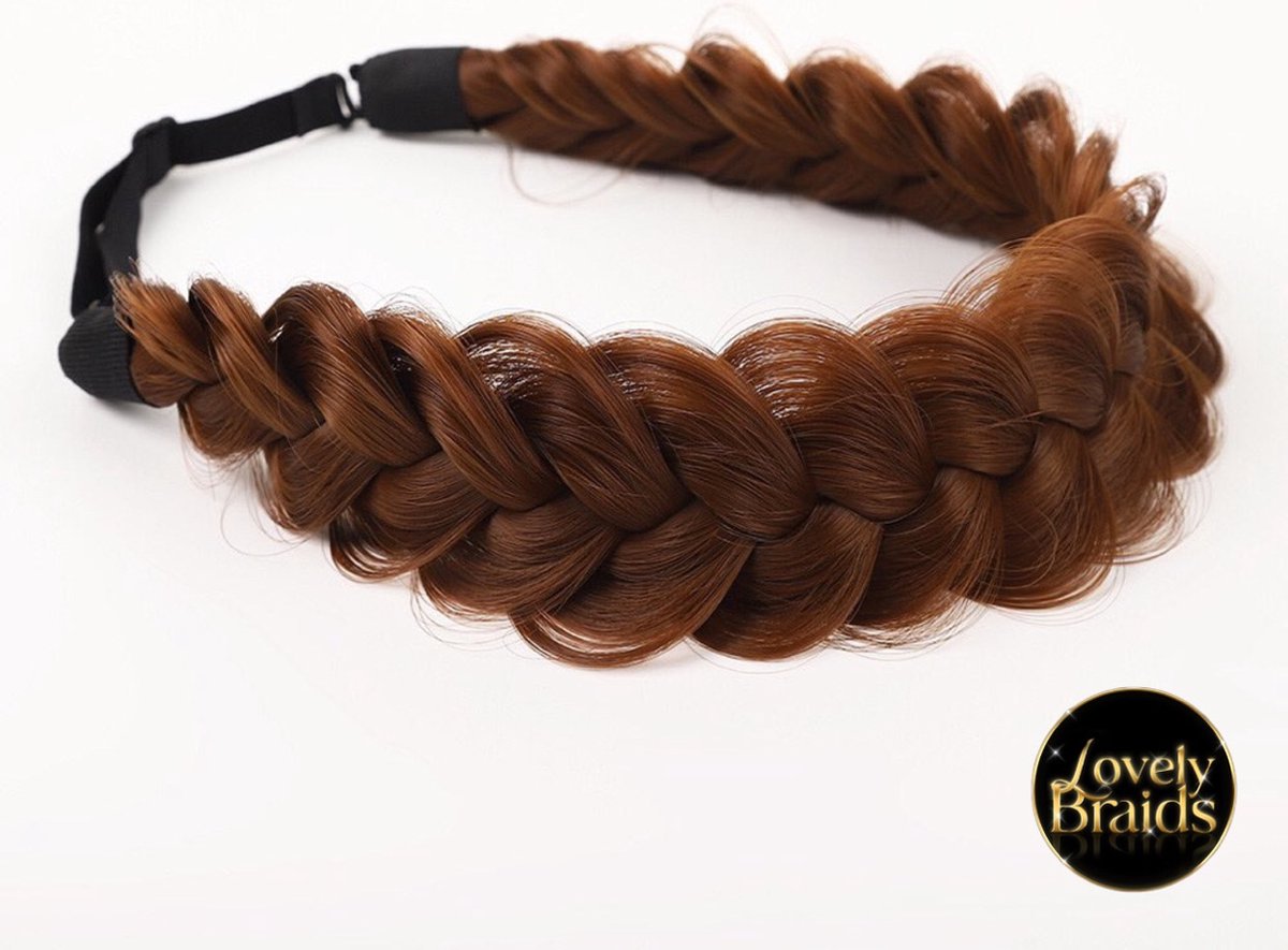 Lovely braids - ginger spice - hair braids - messy - haarband - infinity braids - Haarvlecht band - fashion - diadeem - festival look - festival hair - hair braid - hair fashion - haarmode