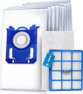 10x Dparts S-bag stofzuigerzakken - 1 HEPA filter - 1 motorfilter - geschikt voor Philips Performer Active - PerformerActive - nr. CP0425/01 - 432200493941 - FC8021 - FC8021/03