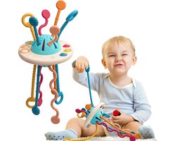 foto van Baby Speelgoed Ufo - Montessori speelgoed - Fijne Motoriek-BPA-vrij - Educatief Speelgoed - Ufo speelgoed-Bijtring - Ontwikkeling - Sensorisch Speelgoed - 6 maanden - CE-Markering - Hoogwaardige Merk Kwaliteit - Baby & Peuter - Cadeau