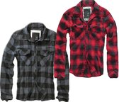 Brandit Overhemd -3XL- Checked Zwart/Grijs
