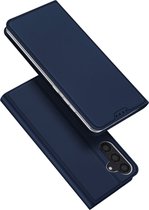 Dux Ducis - Geschikt voor Samsung Galaxy S24 - Slim bookcase hoesje - Donkerblauw