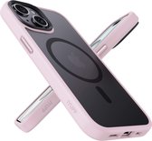 IYUPP Bumper - Geschikt voor Apple iPhone 15 Hoesje - Geschikt voor MagSafe - Roze - Shockproof