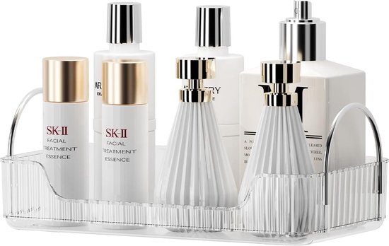 Winter Shore Parfumdisplay – Houten 3-laags Plank Met Lade – Opbergorganizer Voor Colonge & Accessoires