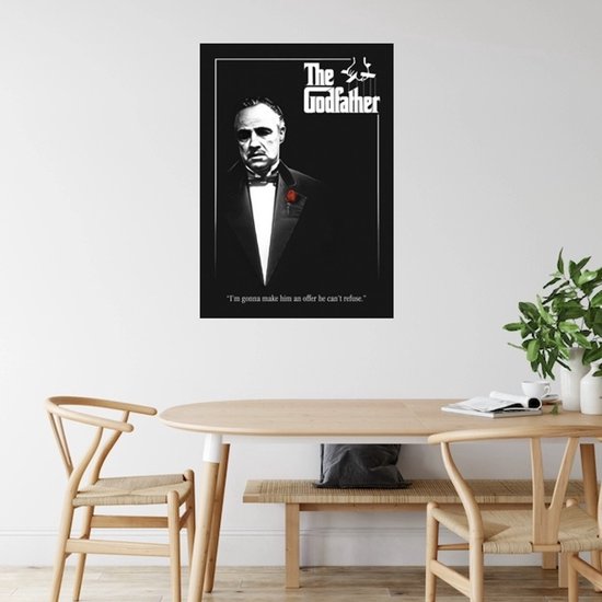 Poster - The Godfather, I'm gonna make him an offer..... Originele Filmposter, Premium Kwaliteit, Professioneel Fotopapier