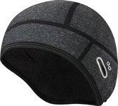Luxe Thermo Hat - Chapeau casque - Pour femmes et hommes - Vêtements de cyclisme hiver - Grijs