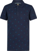 Petrol Industries - Jongens All-over Print Polo Solstice - Blauw - Maat 164