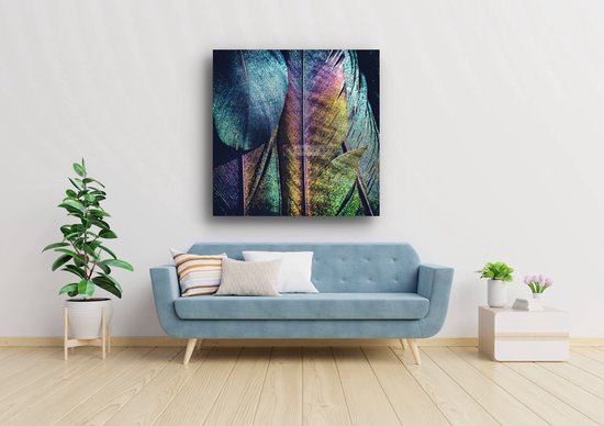 Peinture - Paon plume