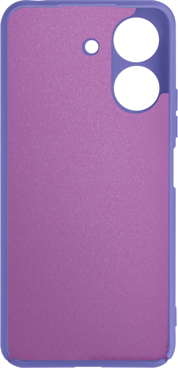 Avizar Case Geschikt voor Xiaomi Redmi 13C Semi-stijve Soft-touch Matte, Paars