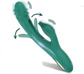 Erodit® triple sensation 3 in 1 vibrator - tong vibrator- lik vibrator- Anaal dildo -G-spot -clitoris stimulator– vibrators voor vrouwen- 14 modus - sex toys -seksspeeltjes -Erotiek voor vrouwen, mannen