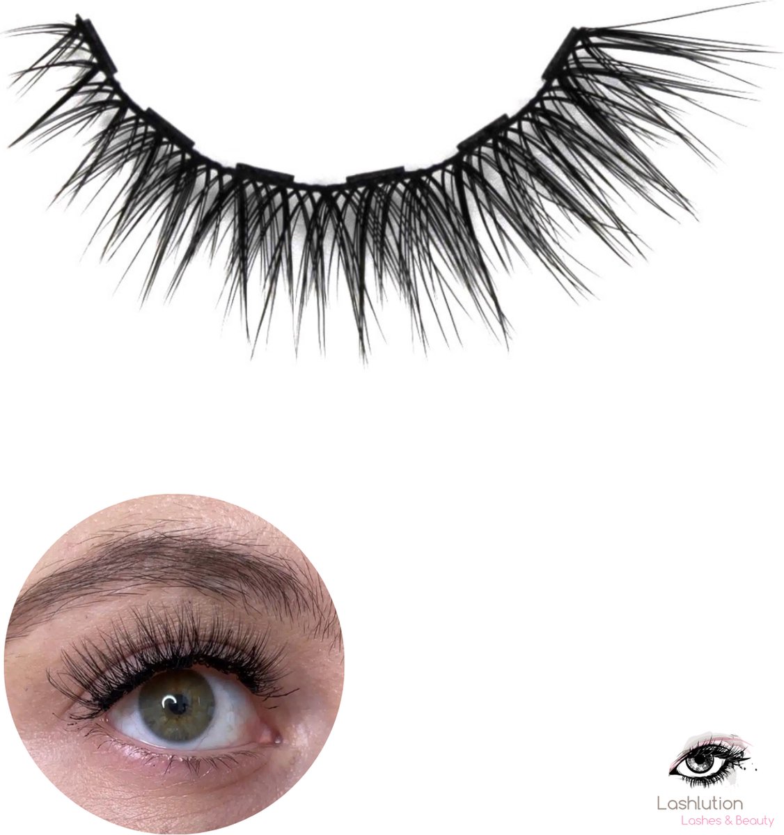 Lashlution Magnetische Wimpers - Lily Natural Collectie - Losse Lashes