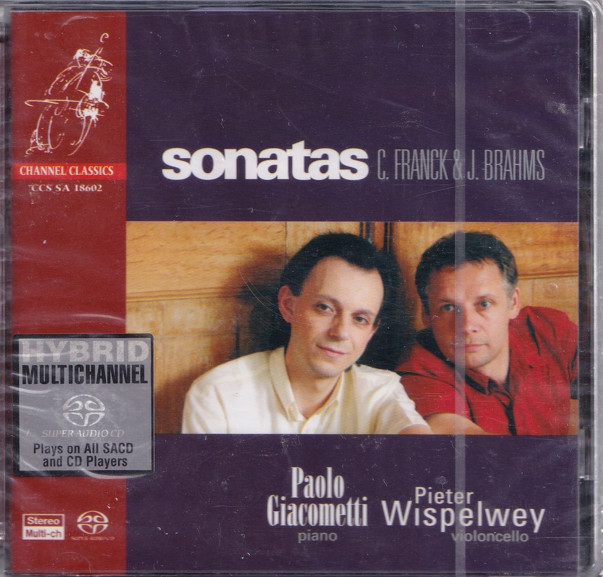 Sonatas - Cesar Franck, Johannes Brahms - Paolo Giacometti (piano), Pieter Wispelwey (cello)