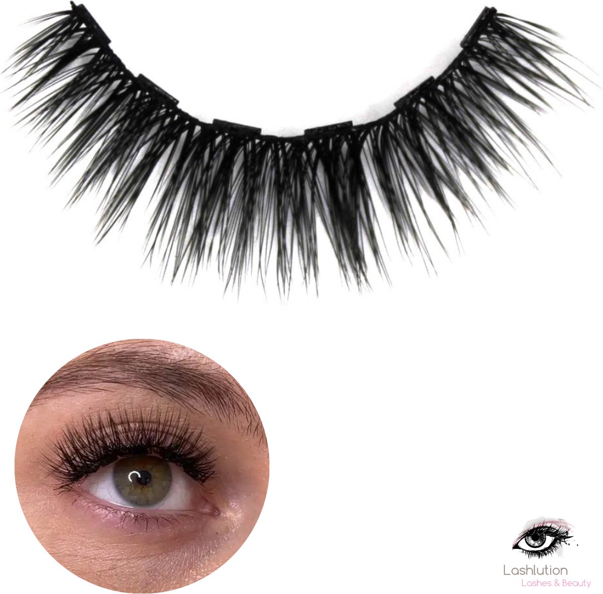 Lashlution Magnetische Wimpers - Kimberly Dramatic Collectie - Losse Lashes