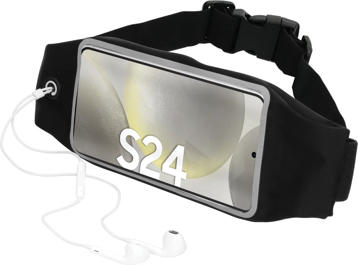 Mobiparts Comfort Fit Sport Belt geschikt voor Samsung Galaxy S24 - Zwart