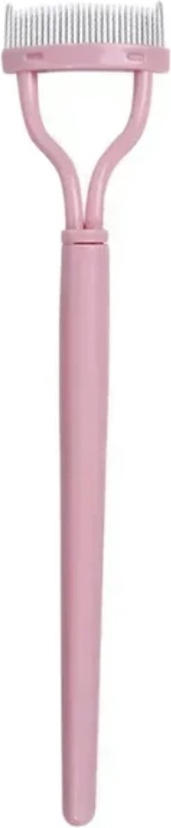 Hiden - Wimperkam - Wimper Borstel - Eyelash Comb - Lash Seperator - Wenkbrauw borstel - Wimperborsteltjes - Roze
