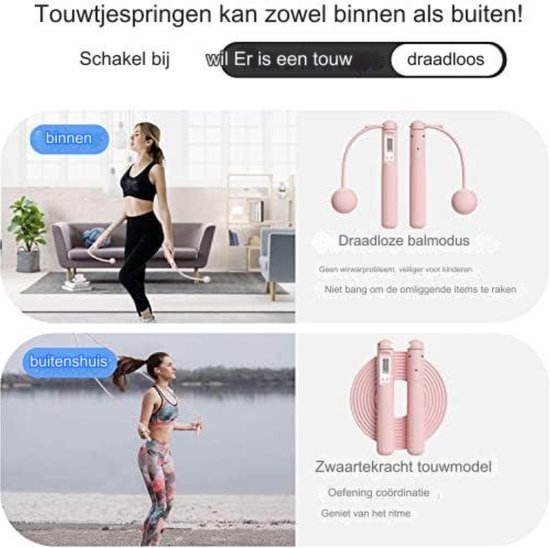 Draadloos Springtouw - De 10 beste van april 2026 - Fit&Flexibel