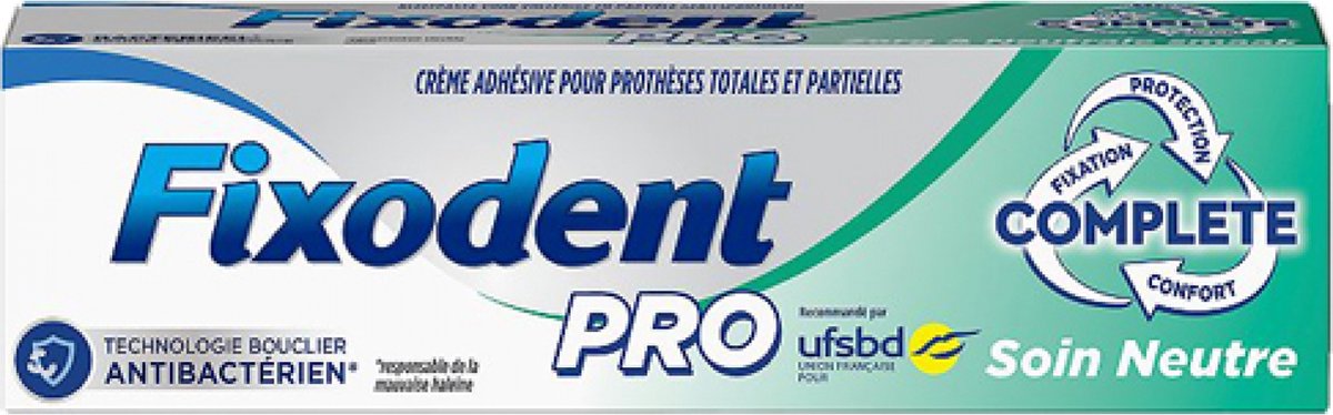 Goedkoopste Fixodent Kleefpasta Pro Complete Zorg & Neutraal - 47 gram
