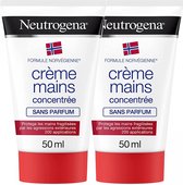 Neutrogena Crème Mains Concentrée Sans Parfum Set de 2 x 50 ml