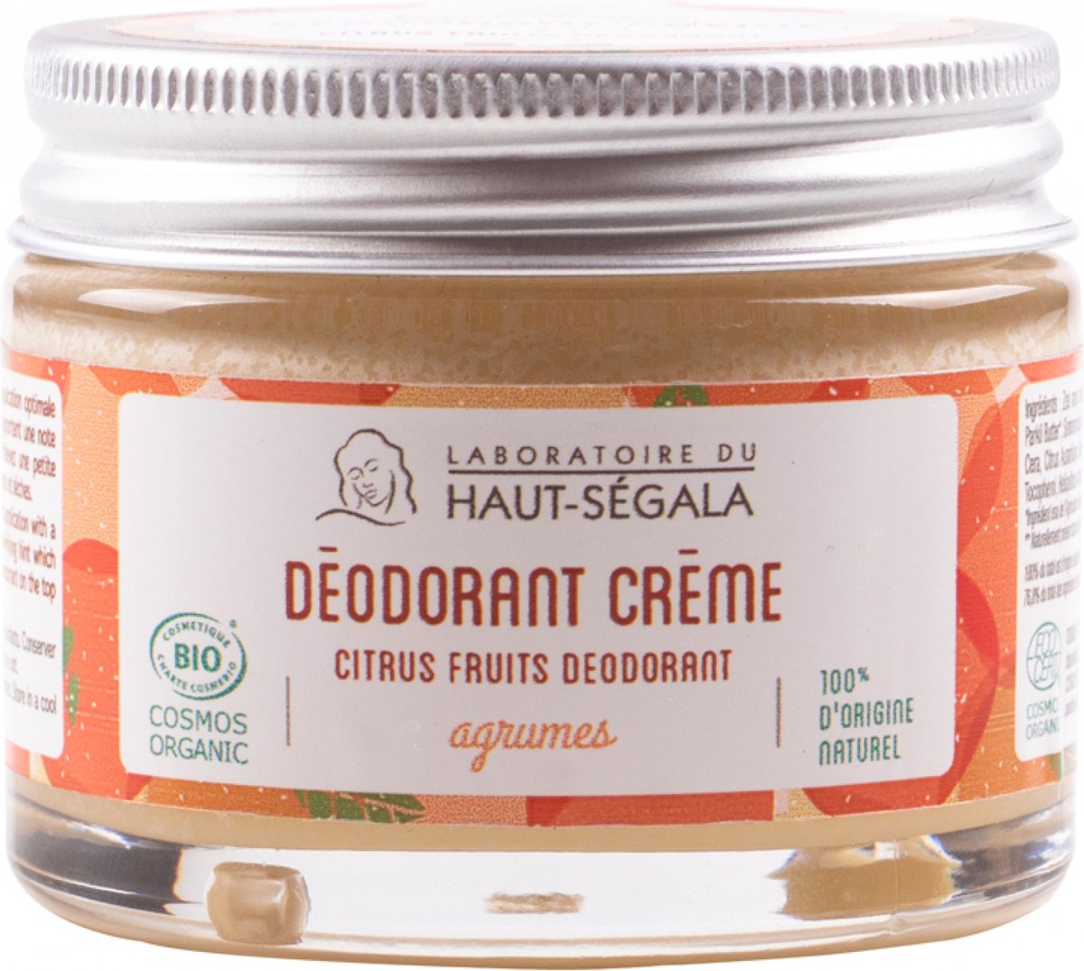 Laboratoire du Haut-Ségala Biologische Citrus Crème Deodorant 50 g