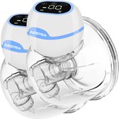 Elektrische Borstkolf - Aestra - Handsfree Borstkolf - BPA vrij - Draadloze Borstkolf - Draagbaar - 2024 Model - 2 Stuks - Blauw