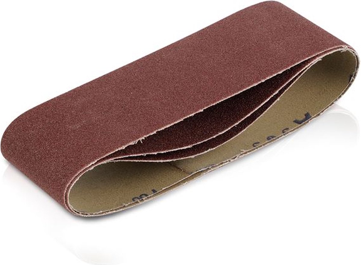 Schuurband 76x533mm Middel K80 | Set 3 stuks