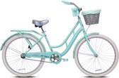 Vélo pour filles 26 pouces Cruiser bleu menthe avec panier