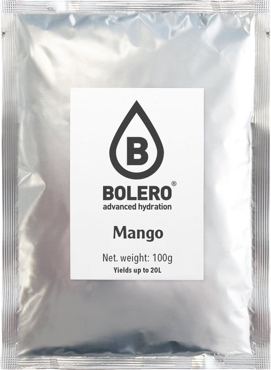 Bolero Siropen - Mango - Grootverpakking / Bulk (zak van 100 gram)