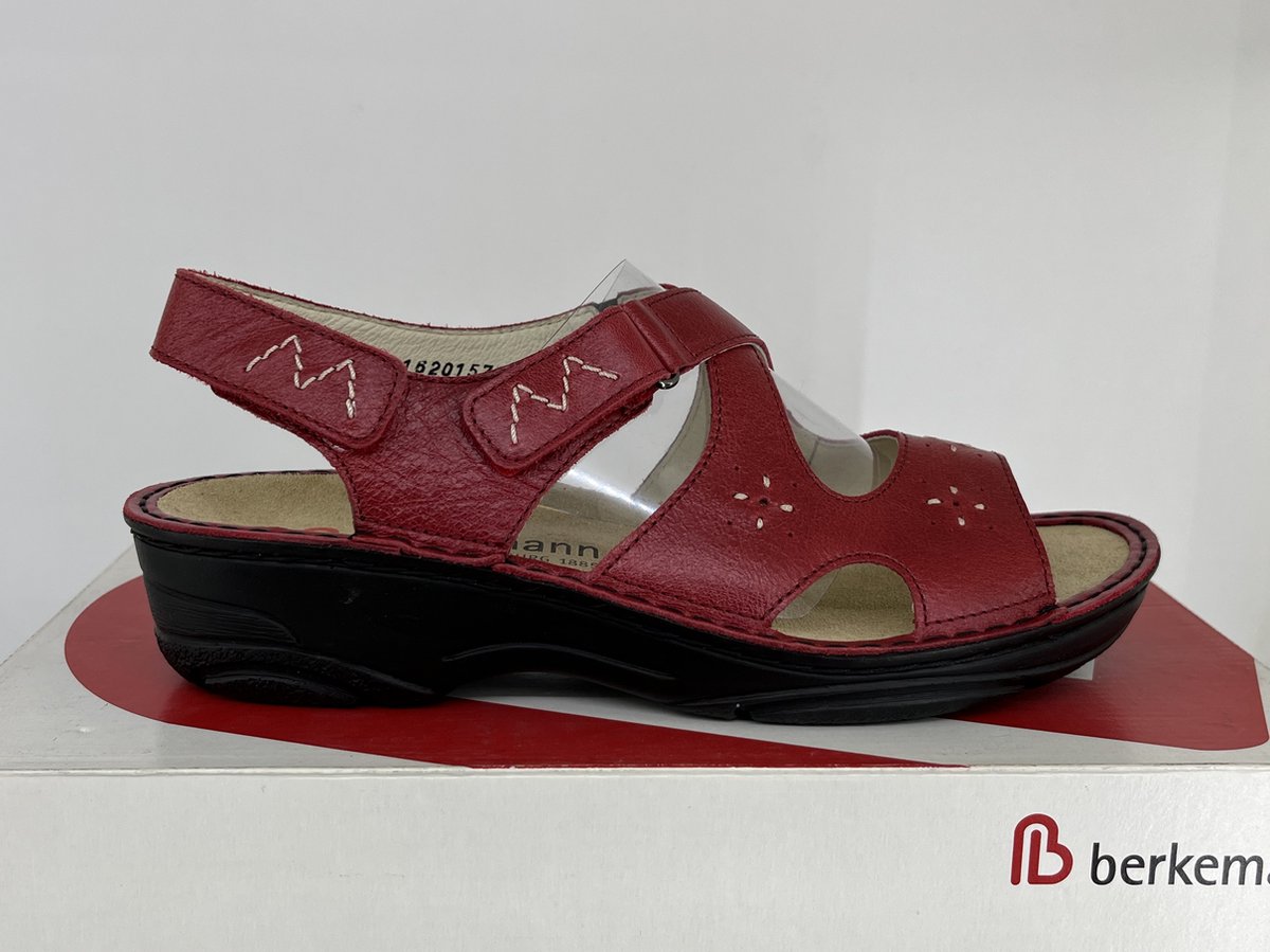 Berkemann Elsa rood leren sandalen Maat 38 / UK 5,0 03416-201