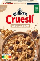 Quaker Cruesli - Ontbijtgranen - Cookies & Cream - 450 gr