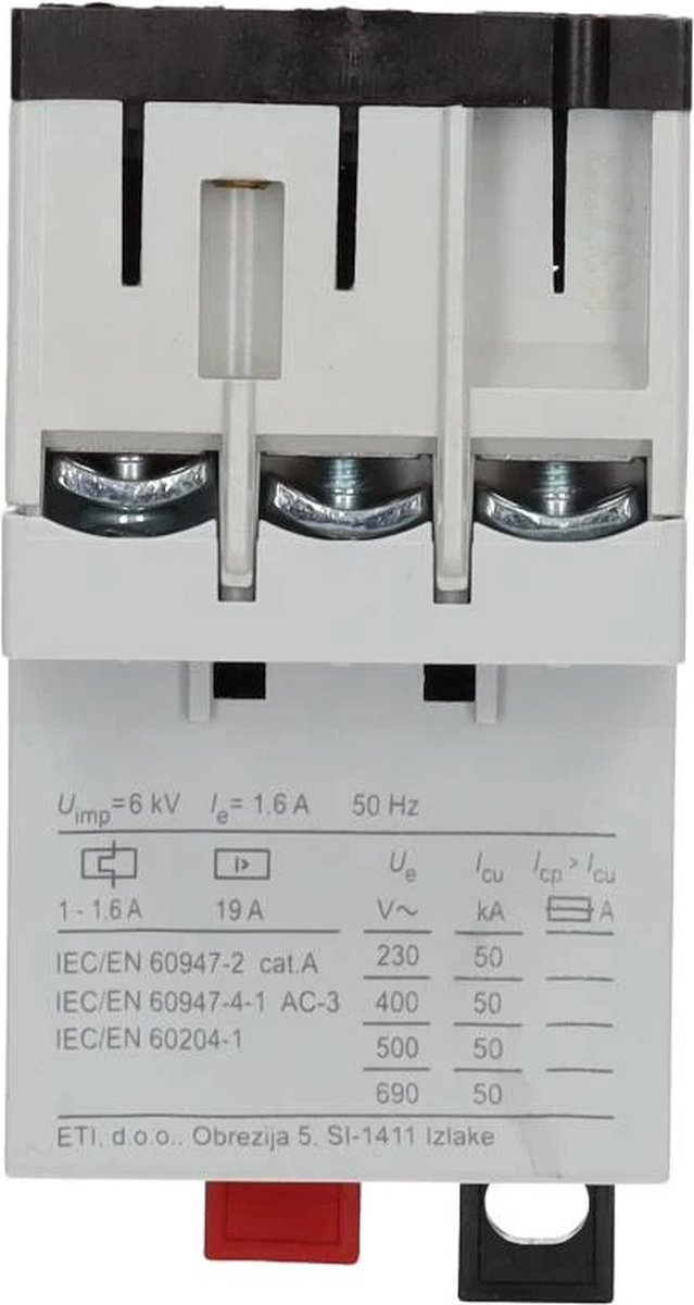 Iskra Ms25 Motorbeveiligingsschakelaar