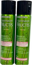 Garnier Fructis Style Bamboo Flexihold Laque 2x 75 ml
