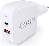GO SOLID! ® GaN2 Quick Charger 45W (1x USB QC3.0, 1x USB-C PD3.0)