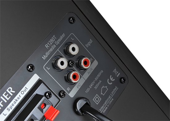 Edifier R1280T - 2.0 actieve speakerset / Zwart van Merkloos — afbeelding 3