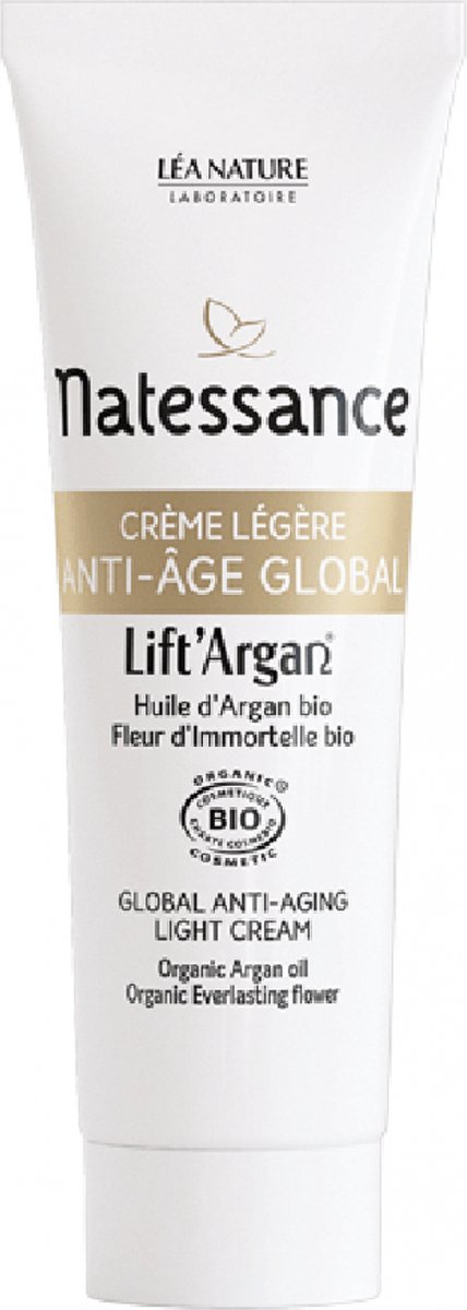 Natessance Lift'Argan Organic Global Anti-Ageing Light Cream 50 ml