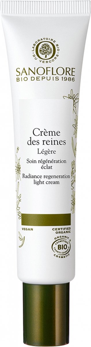 Sanoflore Crème des Reines Légère Régénération Éclat Bio 40 ml