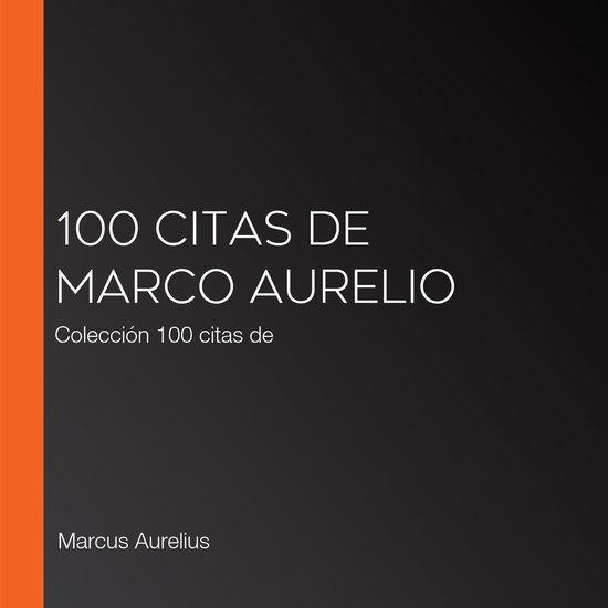 100 citas de Marco Aurelio - cover
