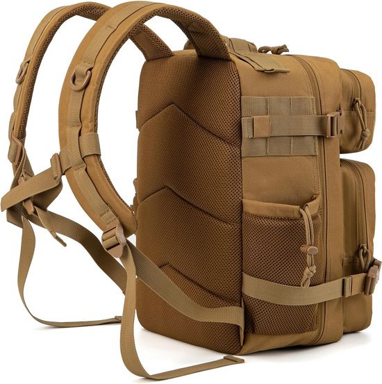 Tactische militaire rugzak voor heren, groot, 45 liter, legerrugzak, 3 ...